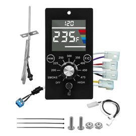 Digital Control Board with RTD Temperature Sensor Probe Kit Fit for Pit Boss Tabletop Wood Pellet Grills Mahogany 150PPS, BBQ Replacement Control Panel Temperature Controller