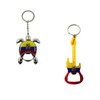 TSY TOOL 8 Pack Ecuador Keychains Country Metal Keychain, 6
