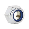 DOJA INDUSTRIAL Self-Locking Nuts M10 Pack of 25 Galvanised Steel