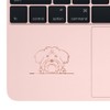 NBFU Maltese Peeking Smiling Cute Dog Animal 1 (Rose Gold)