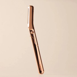 Leaf Shave Reusable Dermaplaner, Rose Gold