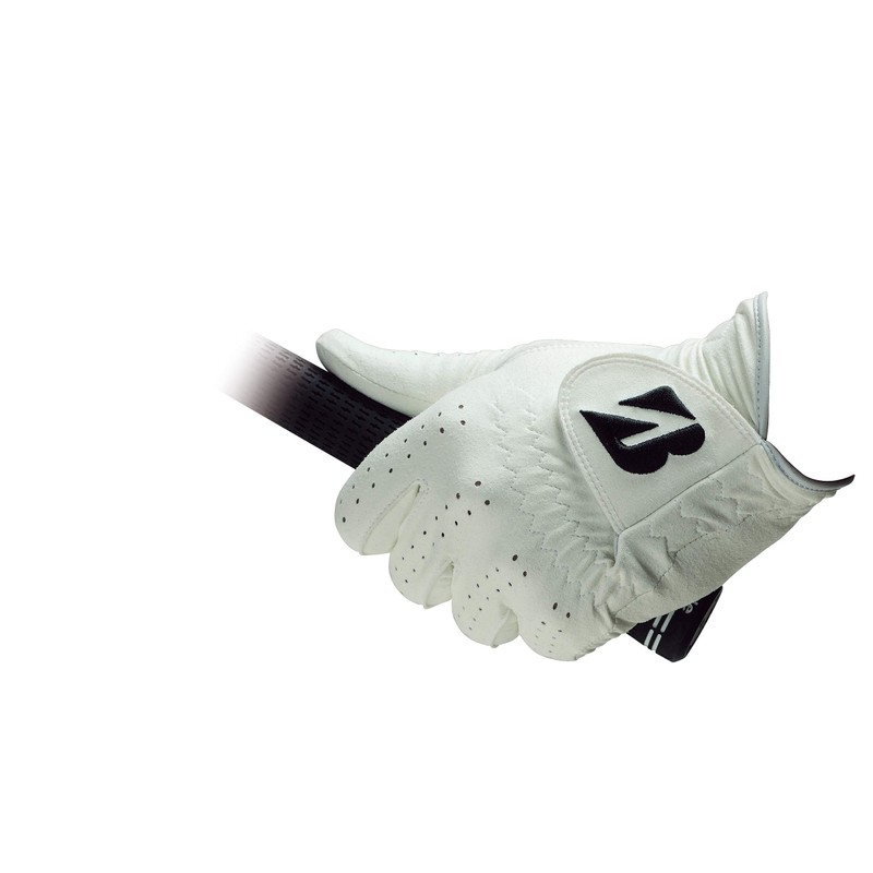 Bridgestone Tour GLOVE GLG12 Men's Golf Gloves, White, 9.4 inches