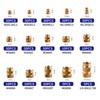 Pack of 300 thread inserts, M2, M2.5, M3, M4, M5,