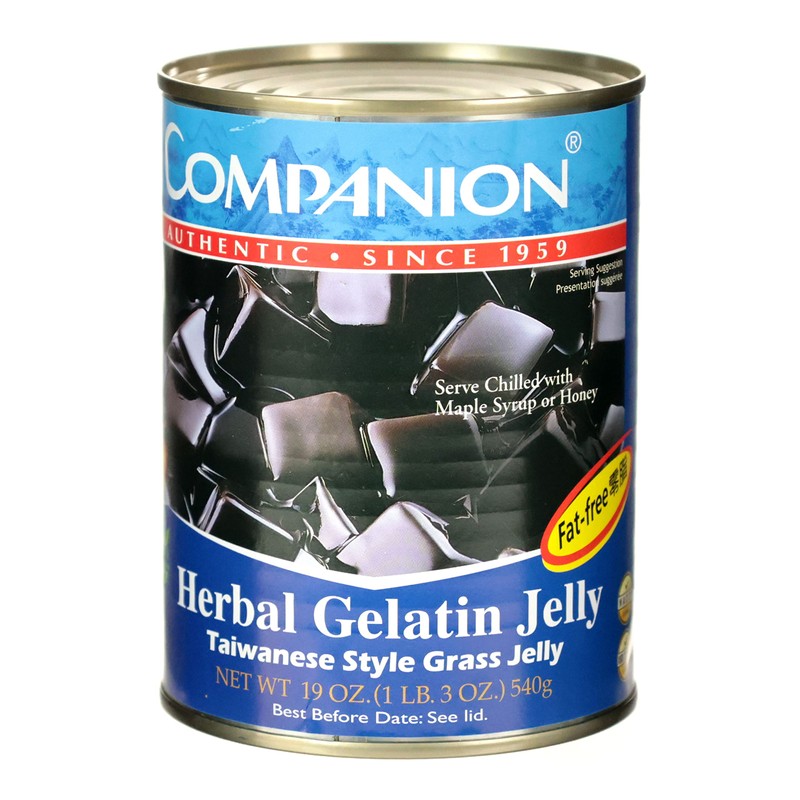 Companion Bubble Tea Grass Jelly - Taiwanese Style Grass Jelly
