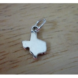 Wholesale Charms Sterling Silver TINY 8x12mm State of Texas Charm