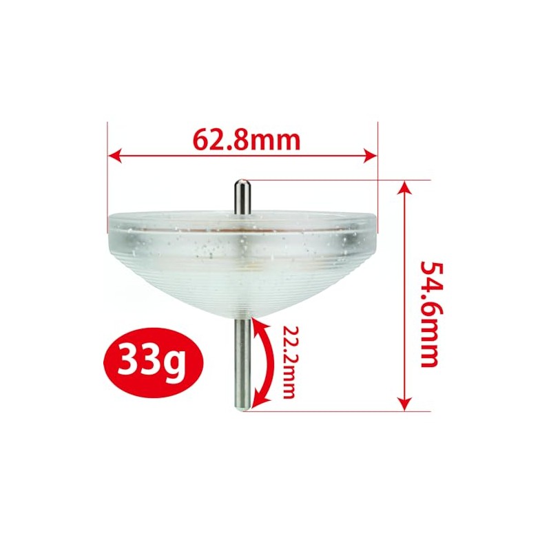 Spin Gear Certified Lark Lark Iron Core with String (Clear