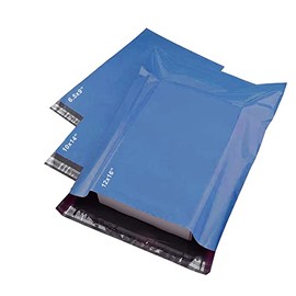 Blue Postal Bags Packaging Bags Mixed Pack of 50 Size (6.5x9", 10x14", 12x16") Delivery Bags for Parcels for Posting Bags Packwith®