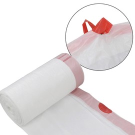 CadineUS 1.5 Gallon Trash Bags With Drawstring, Small Drawstring Garbage Bags, 120 Bags