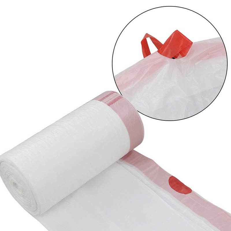 CadineUS 1.5 Gallon Trash Bags With Drawstring, Small Drawstring Garbage