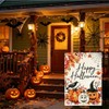 ARGOOFG Happy Halloween Garden Flag 12 x18 Inch Outdoor Yard