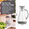Hydros 64 Ounce Water Filter Pitcher with Patented Fast Flo