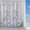 Gedy Peva Shower Curtain Light Blue 200 x 120 x