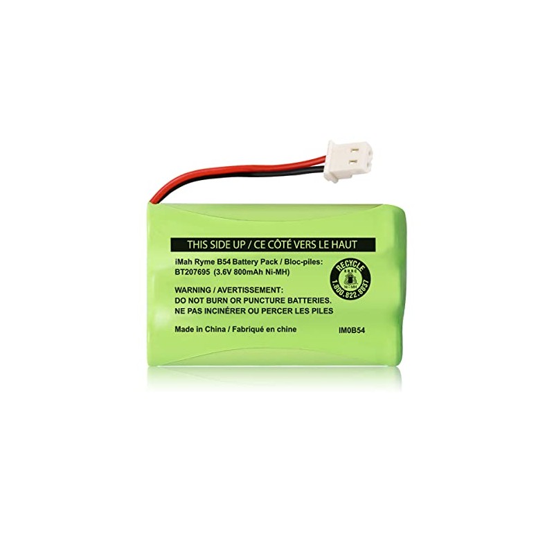 iMah BT207695 3.6V 800mAh Ni-MH Cordless Battery Pack