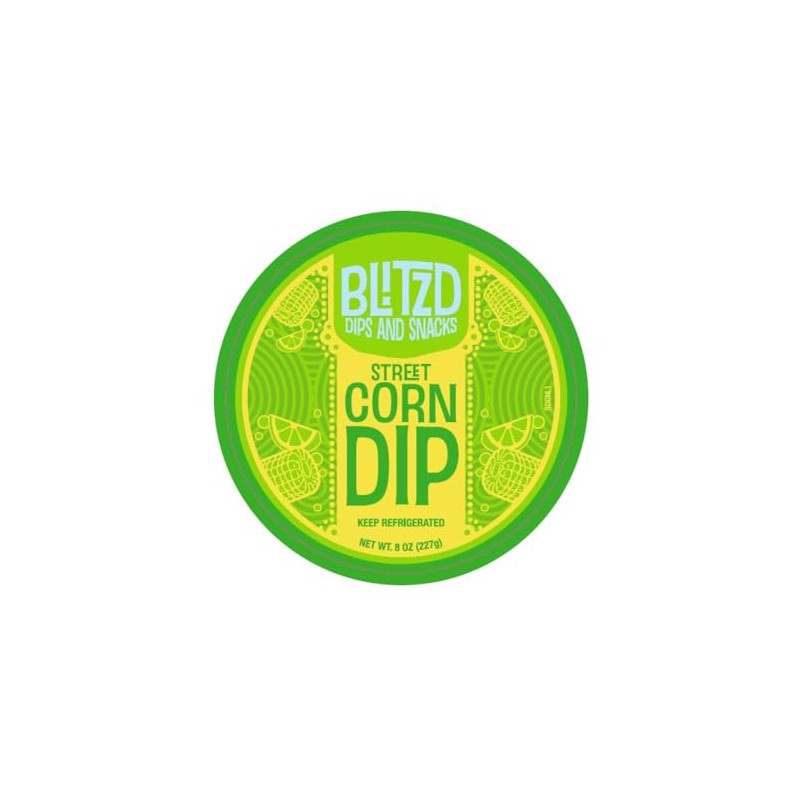 Blitzd Street Corn Dip, 8 oz, 4 Pack