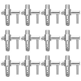 FOMIYES 30-Piece Set Valve Aquarium Metal Flow Lever Air Pump Air Tap 4/6 mm Metal Splitter Switch Distributor Check Valve Shunt Blower Accessories