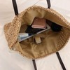 Generisch Cesta Women's Beach Bag with Zip, coffee