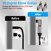 90 Degree Mini HDMI to HDMI Adapter 4 Pack, Flat