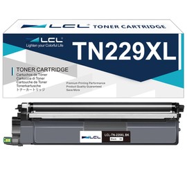 LCL TN229XL TN229 Black High Yield Toner Cartridge Replacement for Brother TN-229XL TN-229 TN229XLBK for MFC-L3780CDW HL-L3280CDW HL-L3220CDW MFC-L3720CDW HL-L3295CDW HL- L3300CDW Printer (1-Pack)