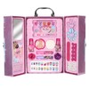 Kids Portable Cosmetics Box Children Realistic Washable Makeup Kit Girl