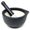 Norpro Large Mortar and Pestle, 6" x 5.5" x 2.75",