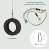h2i Children's Tyre Swing Rope Set Including Carabiner for Hanging