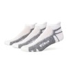 Wigwam Unisex Thunder Low 3-Pack, White/Grey, X-Large