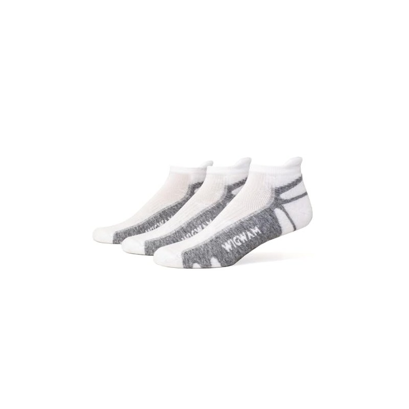 Wigwam Unisex Thunder Low 3-Pack, White/Grey, X-Large