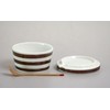 Hasami Ware 14477 "Essence" es Sugar Pot Border Pattern Denim