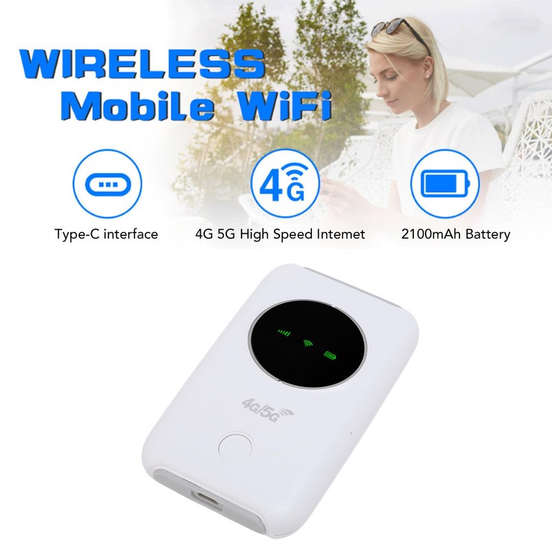 4G 5G LTE WiFi Mobile Hotspot, Portable Travel WiFi Router