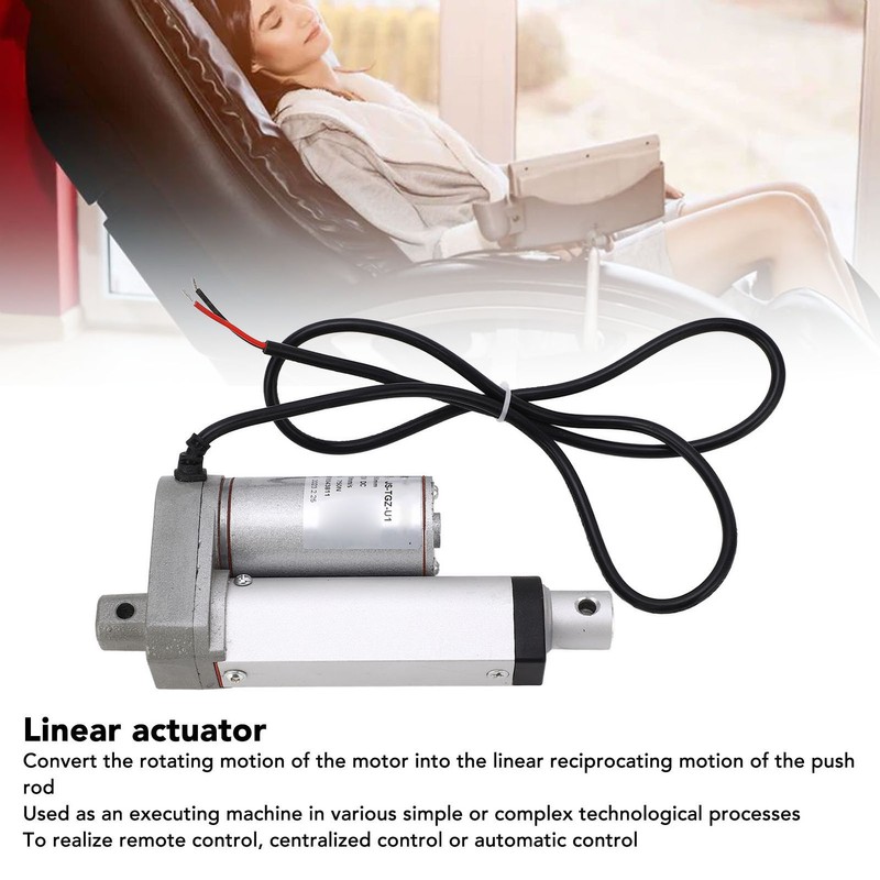 Electric Linear Actuator Aluminum Alloy 50mm Stroke Linear Motion Actuator