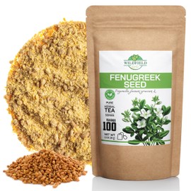 100 bags Dried Fenugreek Herb Tea (Trigonella foenum-graecum) - 100 Count 1.5g Tea Bags Fenugreek Herbal Tea semillas de fenogreco