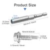 Divono Self Drilling Screws for Metal,150pcs Self Tapping Screws Metal,Stainless