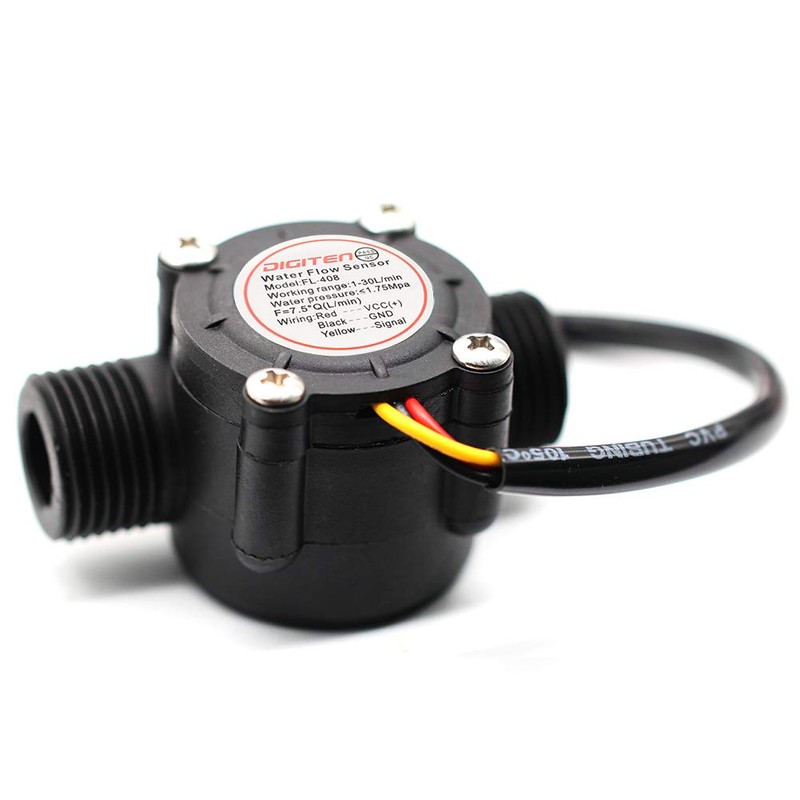 DIGITEN G1/2" Water Flow Hall Sensor Switch Flow Meter Flowmeter