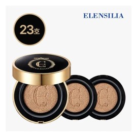 Ellencilla [엘렌실라] [정가80,000원] 24시간 커버지속 에센스 커버 쿠션 본품 1개 + 리필 2개 15g 23호