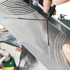 Walquicks Precision Flex Angle & Arc Marking Tool, Multi-functional Square Tube Bending Tool, 2024 Adjustable Linear Arc Dual-Purpose Scriber, Multi-Purpose Metal Marking Tool for Metalworking