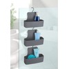 WENKO Barcelona Shower Caddy with Shelf, Moveable Hook, Hanging on