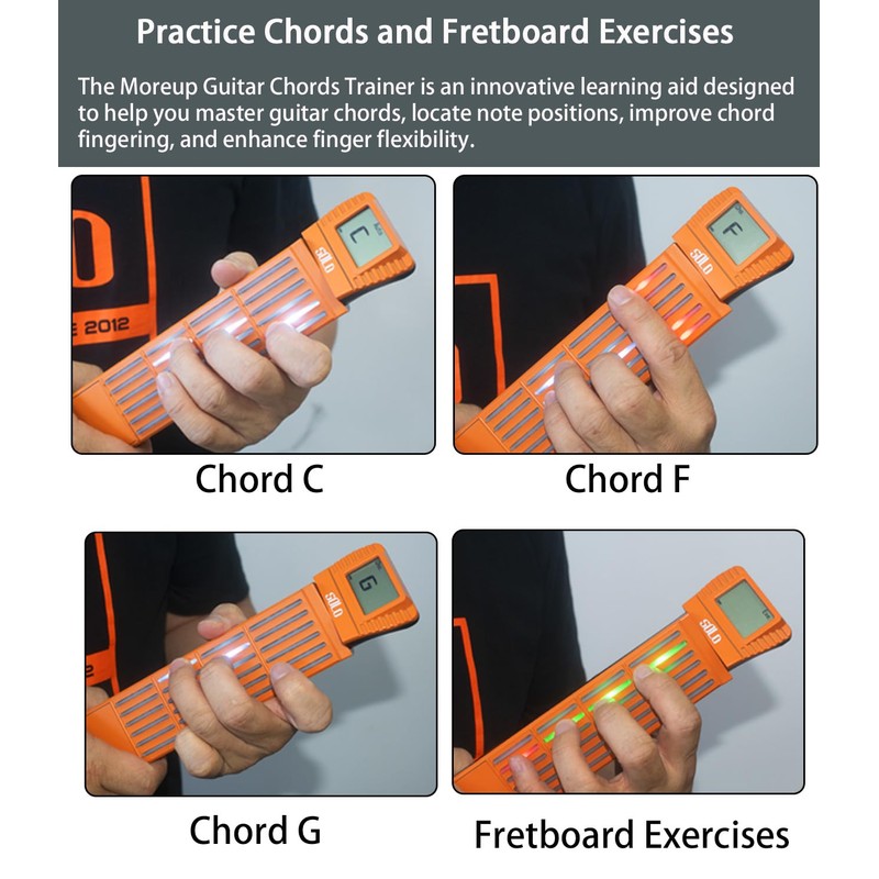 Guitar Chord Trainer Practice Tool, Guitar Assisted Tool Learning System