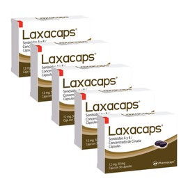 GELCAPS Laxante Laxacaps Senósidos A Y B 150 Cápsulas