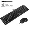MCSaite Wired PS2 104 Keys Computer Keyboard and Mouse Combo