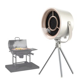 Mini Cooker Hood with Activated Carbon Filter, 2-Purpose Table Hood Mobile Extractor Hood Extractor Hood, 3-Speed Extractor Fan, Recirculation Extractor Hood for Steak Barbecuing BBQ Camping Motorhome