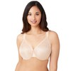 Wacoal womens Slimline Seamless Underwire Minimizer Bra, Sand, 40C