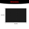 KitchenRaku Large Induction Cooktop Protector Mat, Translucent (Magnetic) Electric Stove