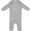 inktastic Little Miss Thankful Thanksgiving Pumpkin Floral Design Baby Romper