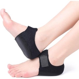 2PCS Heel Protectors, Heel Pads, Heel Support for Heel Pain from Plantar Fasciitis - Heel Spur -Tendinitis- Cracked Heels(S)