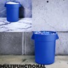 Mix.Home 32 Gallon Round Trash bin Garbage can Outdoor Yard