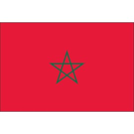 3x5 Morocco Polyester Indoor or Outdoor Flag, More Than 200+ 3x5 Foot (90x150 cm) International Flags Available