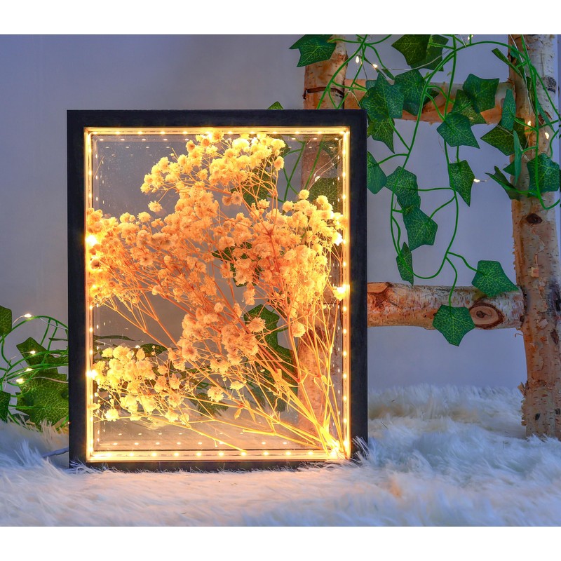 HanYun Shadow Box Frame with LED Light, Box Frames for