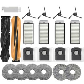 Dreame X50 Ultra Replacement Parts Accessories for Dreame X50 Ultra Complete L50 Ultra X50 Master Mop X6; Bags X4; HEPA Filter X4; Main Brushes X2; Side Brushes X4