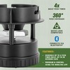 Moultrie All-in-One Deer Feeder Kit - Quicklock Adapter Fits Most