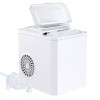 NEWBULIG Portable Countertop Ice Machine,Self-C - White